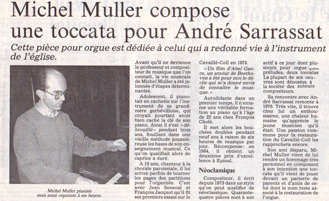 Blog de micheljeanmuller :Michel Jean MULLER, Gerbéviller : Hommage à André SARRASSAT