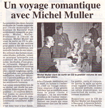 Blog de micheljeanmuller :Michel Jean MULLER, Baccarat : demi-heure musicale à l'école de la Serre